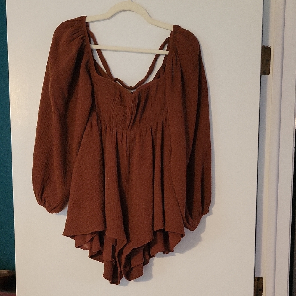 Princess Polly Romper Brown Romper Size 4